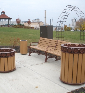 Milton Avenue Streetscape after redevelopment