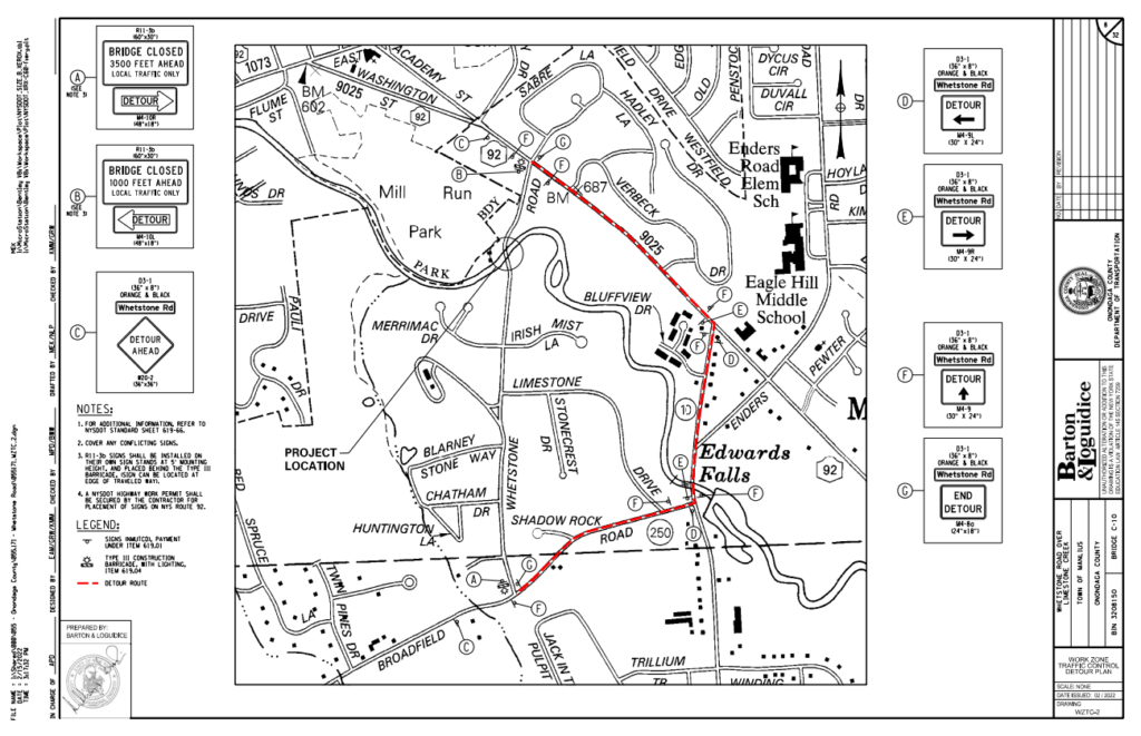 Detour Map Whetstone