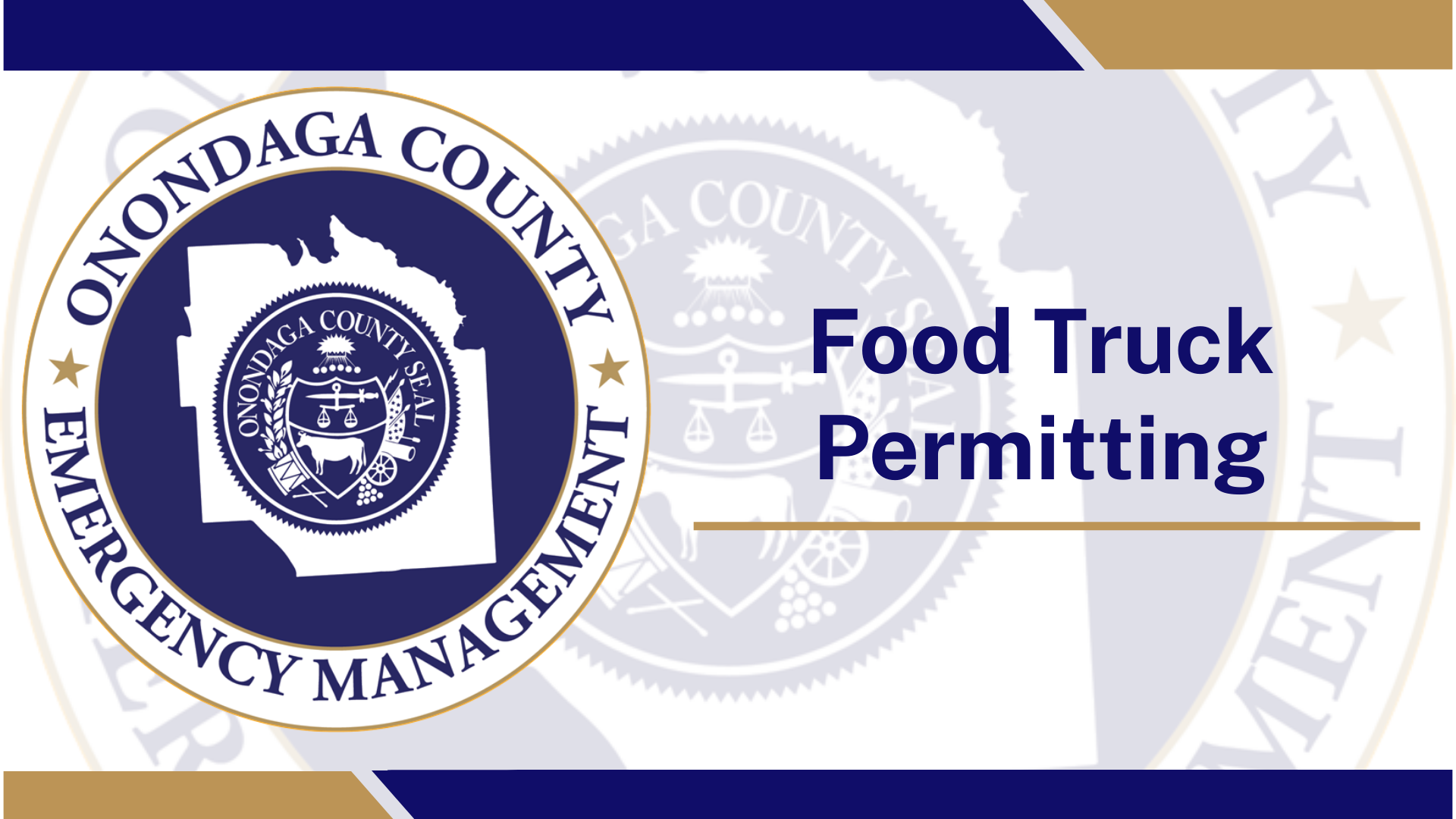 Click here to learn how to permit your food truck.