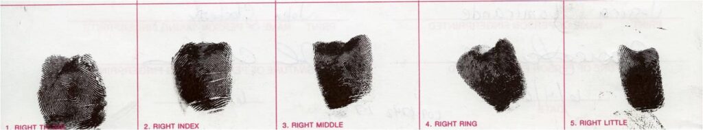 Example of Poor Quality of Elimination Prints