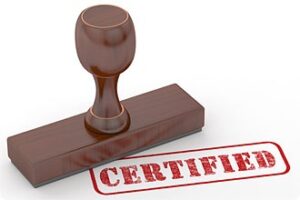 Certified Stamp