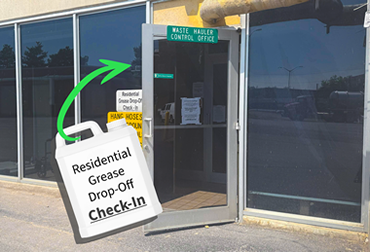 Residential Grease Drop Off illustration